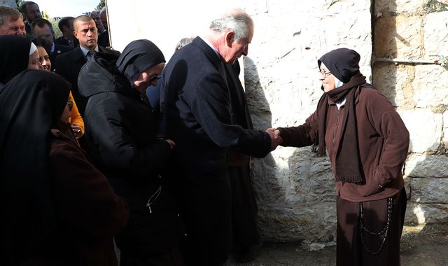 Prince Charles: 'My dearest wish is freedom and equality for Palestinians'