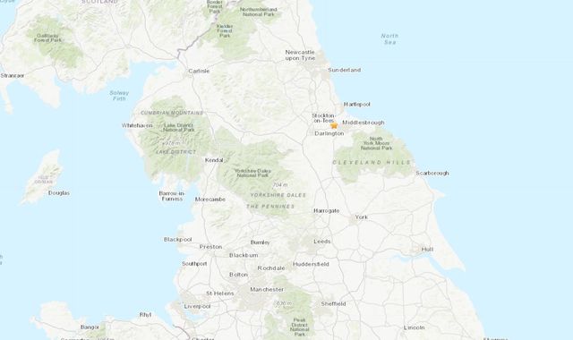Early morning earthquake wakes locals in Teesside