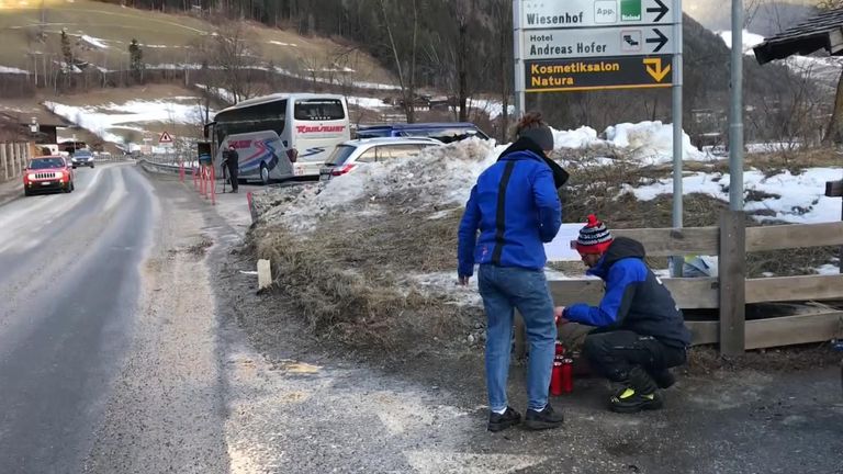 A car plowed into a group of young German tourists in northern Italy early on Sunday, killing six people and injuring 11