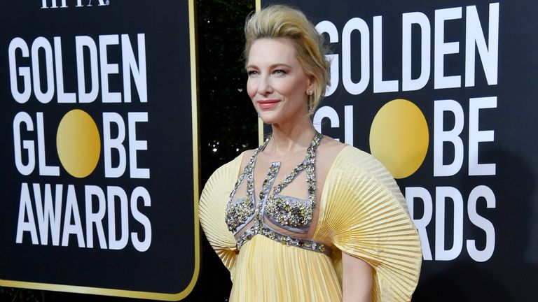 Cate Blanchett at the Golden Globes 2020