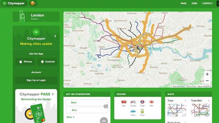 Citymapper app