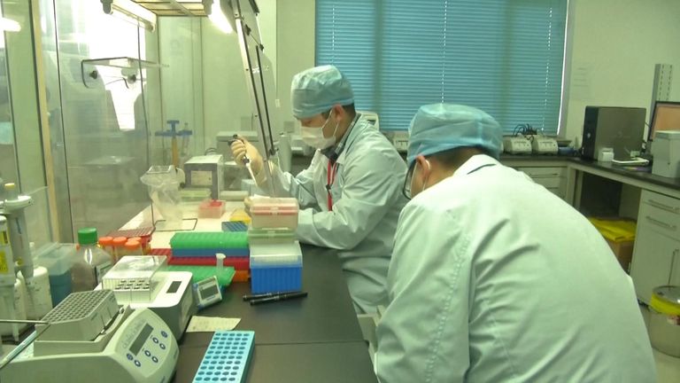 Scientists in China work on a vaccine for the coronavirus