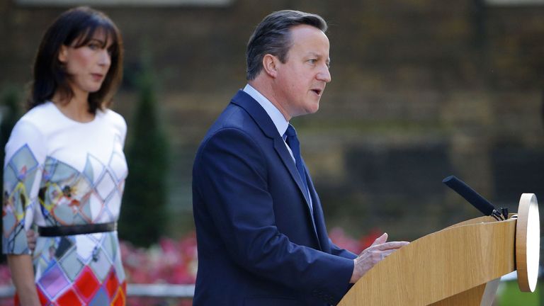 David Cameron  campaigned for Remain in the EU referendum 