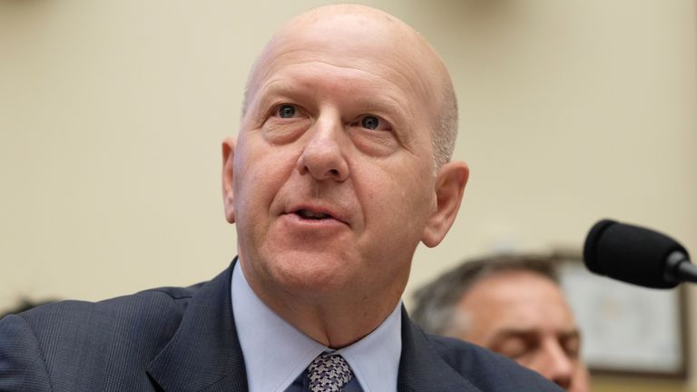 David Solomon is chief executive of Goldman Sachs