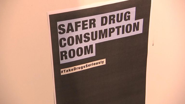 The controversial room has been set up by two Bristol charities
