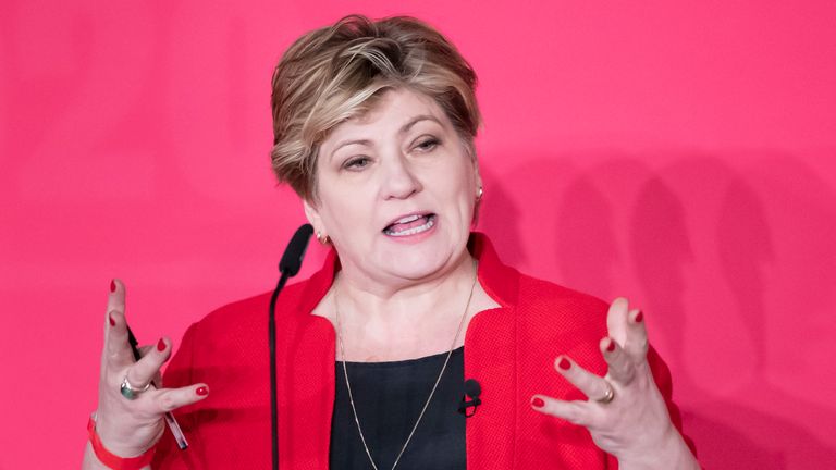 Emily Thornberry during the Labour leadership husting at the ACC Liverpool