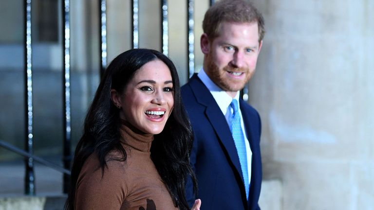 Harry and Meghan at Canada House