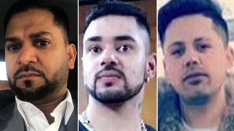 Malkit Singh Dhillon, Narinder Singh Lubhaya, and Harinder Kumar have been named as the three men who died after being stabbed Sunday evening  in Ilford, east London. 