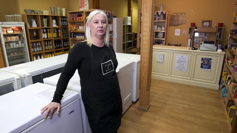 Jane Patterson runs The Taste of Britain store in Eymet