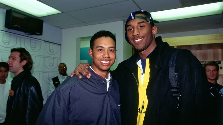 Tiger Woods and Kobe Bryant in 1997