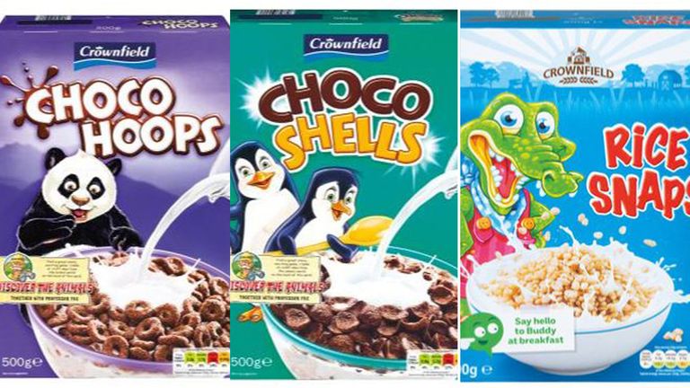 Lidl is going to get rid of the cartoon characters from its cereal boxes