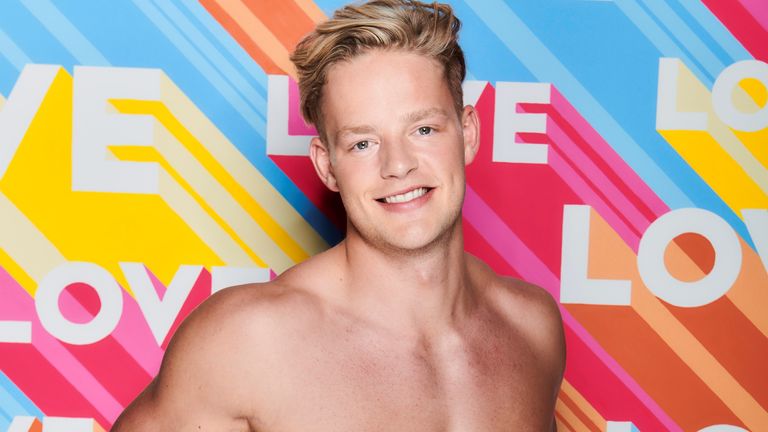 Love Island winter 2020 contestant Ollie Williams. Pic: ITV