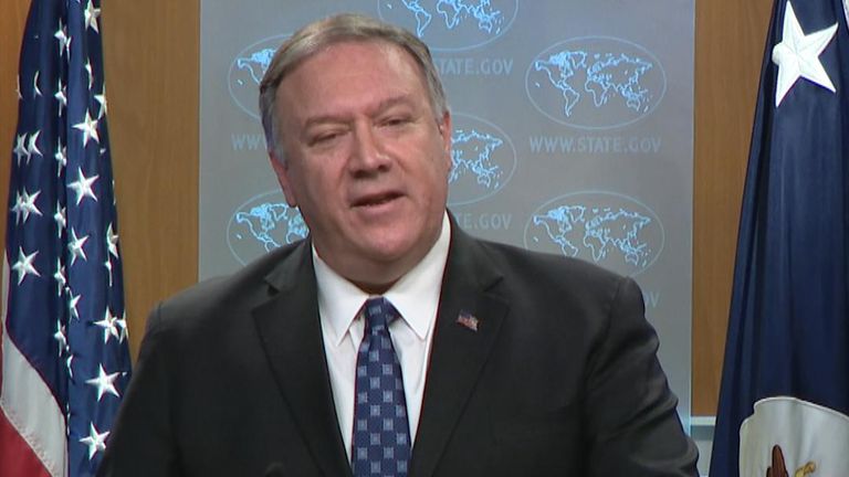 Mike Pompeo says international law will be adhered to in targeting of Iran 