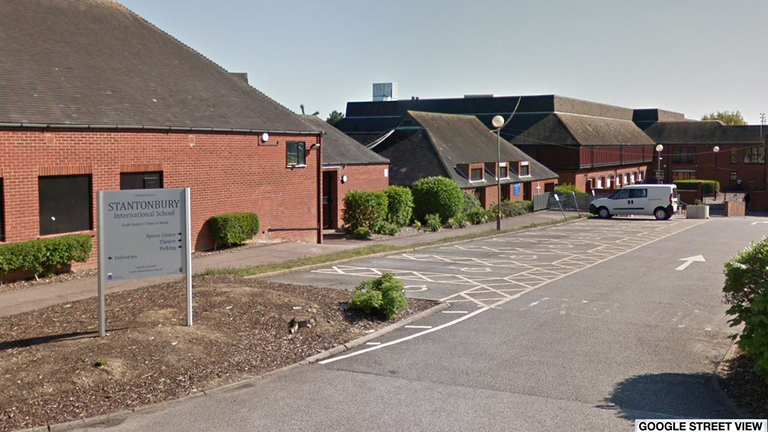The incident took place at Stantonbury International School