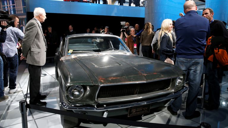 The 1968 Ford Mustang, used in Steve McQueen&#39;s movie Bullitt