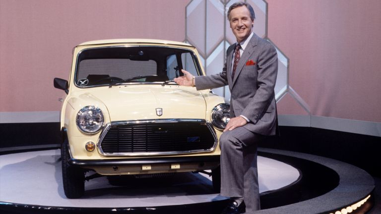 &#39;Sale Of The Century&#39; TV Presenter Nicholas Parsons in the 1970s
