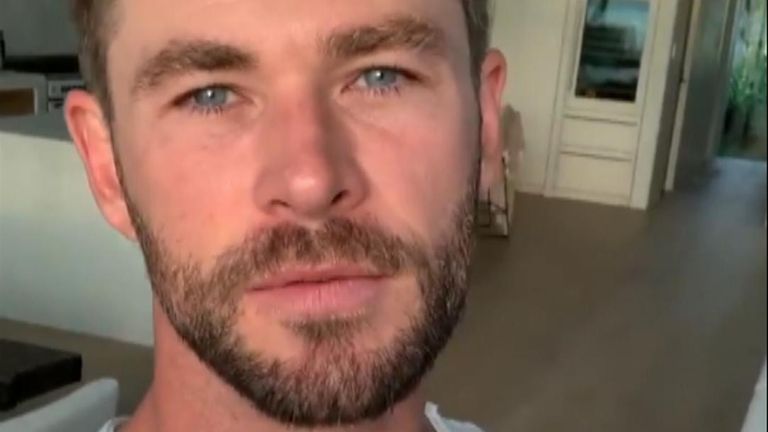 Actor Chris Hemsworth has said he will be donating AUS$1 million to help fight against the bushfires in his native Australia