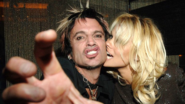 Anderson used to married to Motley Crue drummer Tommy Lee 