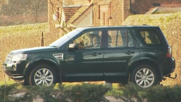 Prince Philip was seen being driven out of Sandringham on Monday ahead of the summit, which he is not attending