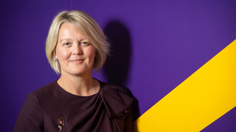 Newly installed RBS Chief Executive Officer Alison Rose during a visit to meet with entrepeneur customers at a NatWest business hub in Islington, London. PA Photo