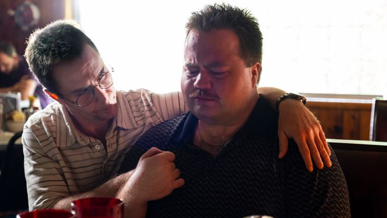 Sam Rockwell and Paul Walter Hauser in Richard Jewell. Pic: Warner Bros