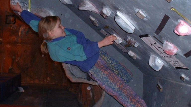 Shauna had to choose between university and climbing