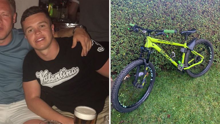 Ste Burke put a picture of the bike on social media and its owner was found. Pic: Twitter/Ste Burke
