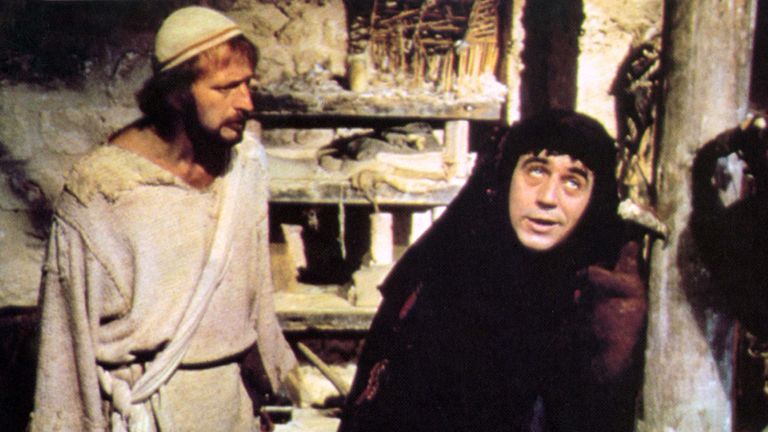 Monty Python&#39;s Life Of Brian, Graham Chapman, Terry Jones in 1979