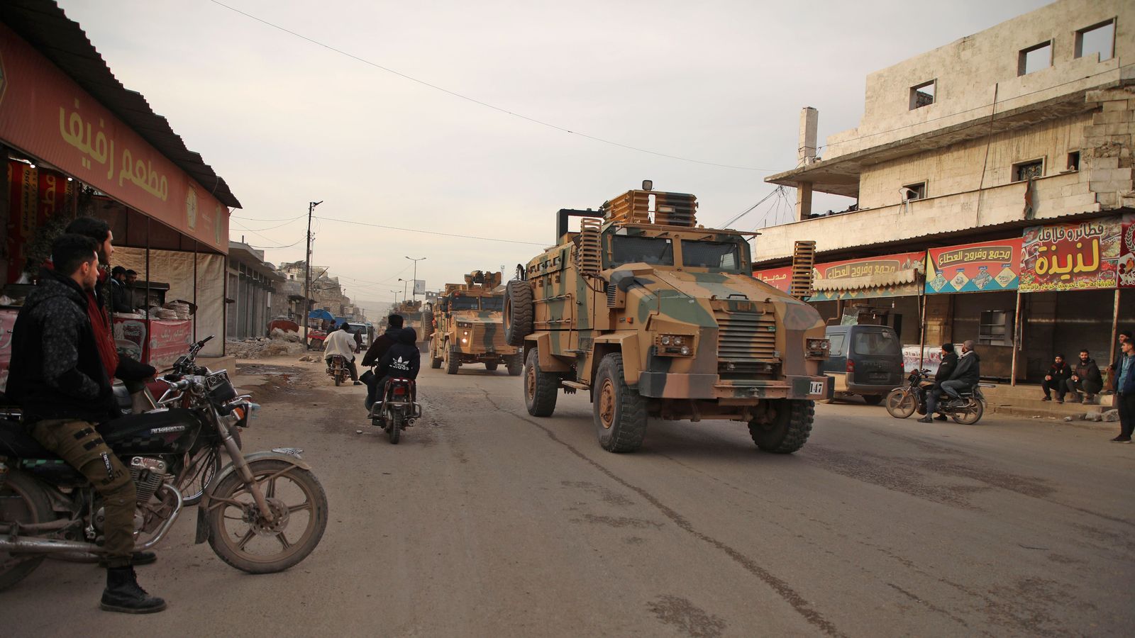 Russia and Turkey agree ceasefire in northwestern Syria