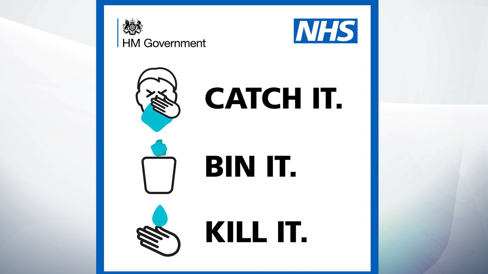 Coronavirus 'We can all play our part' UK public health campaign