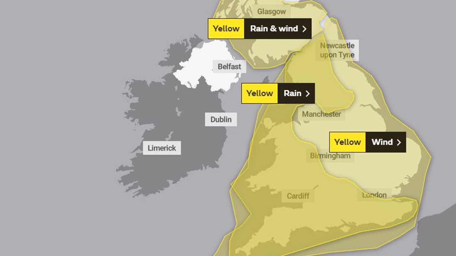 UK weather: Four more days of warnings in place as Storm Dennis ...