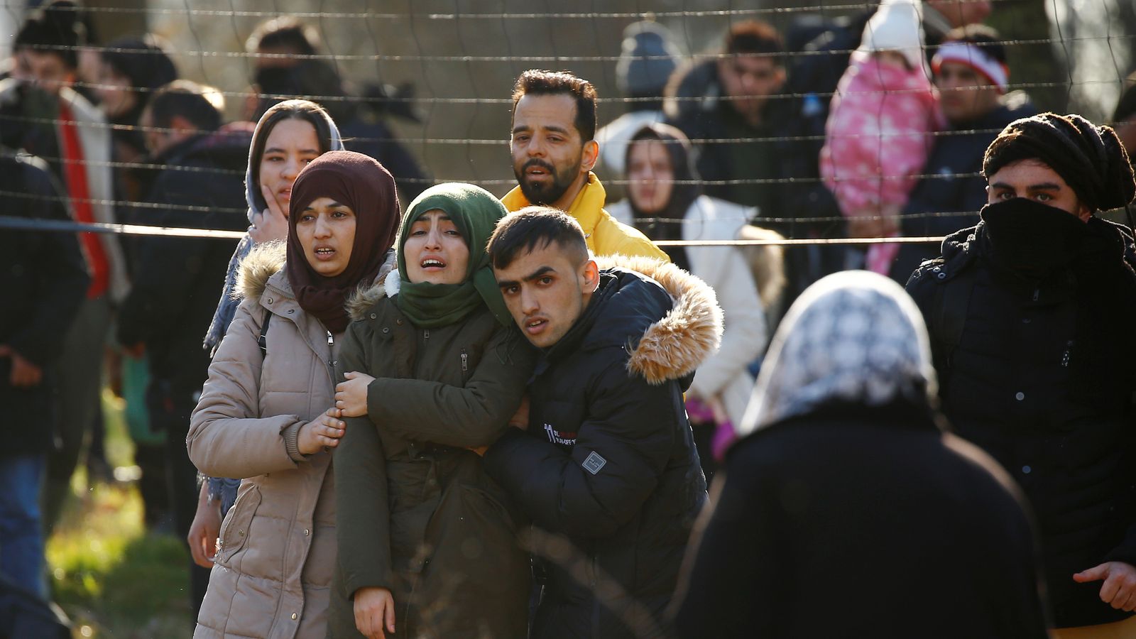 Turkey Opens Its Borders To Europe For Refugees As Syria Conflict Escalates World News Sky News