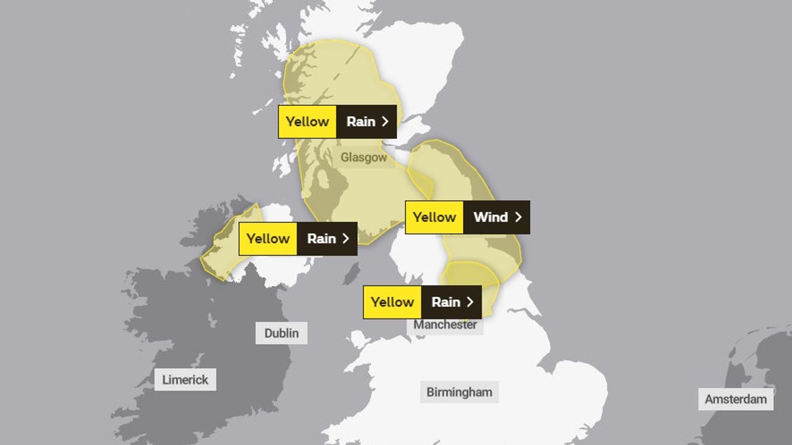 UK weather: 'Significant flooding' risk as heavy rain moves north | UK ...