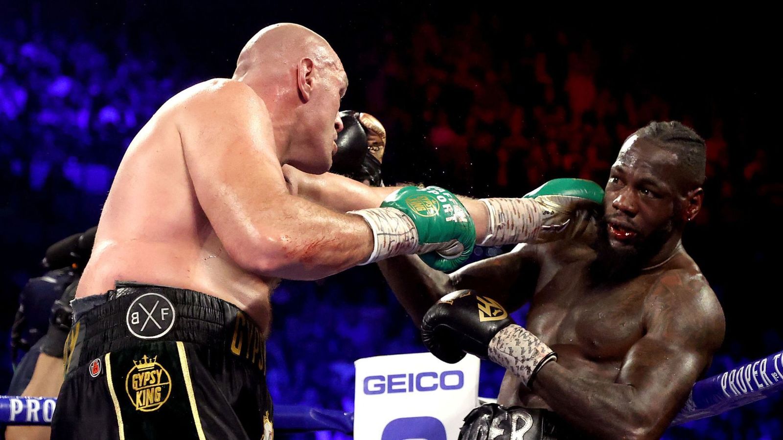 Deontay Wilder blames 'too heavy' ringwalk costume for his loss to