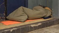 rough sleeping (File pic)