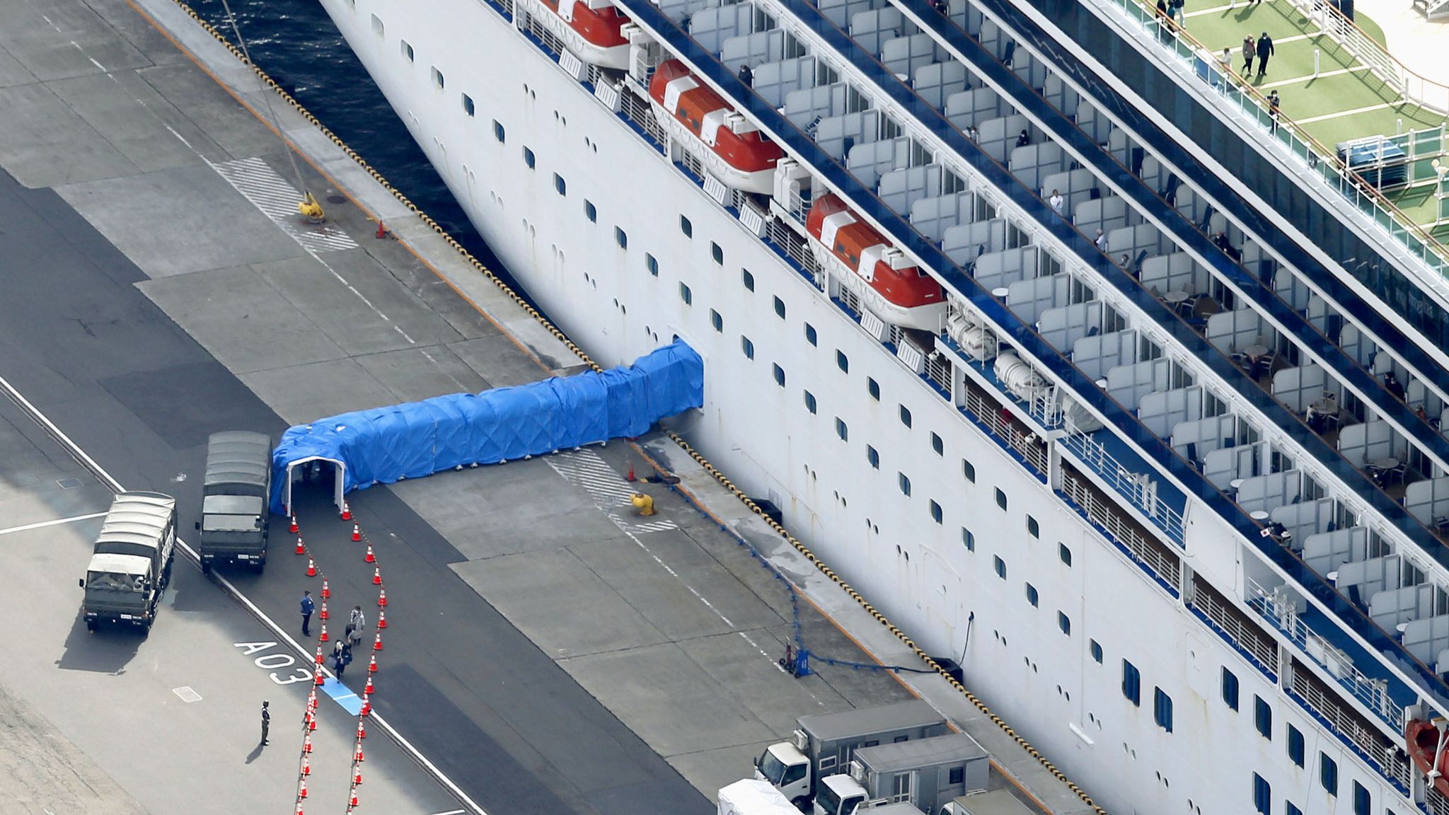 Coronavirus Britons On Cruise Ship In Japan Face 14 Day Quarantine On The Wirral Uk News Sky News