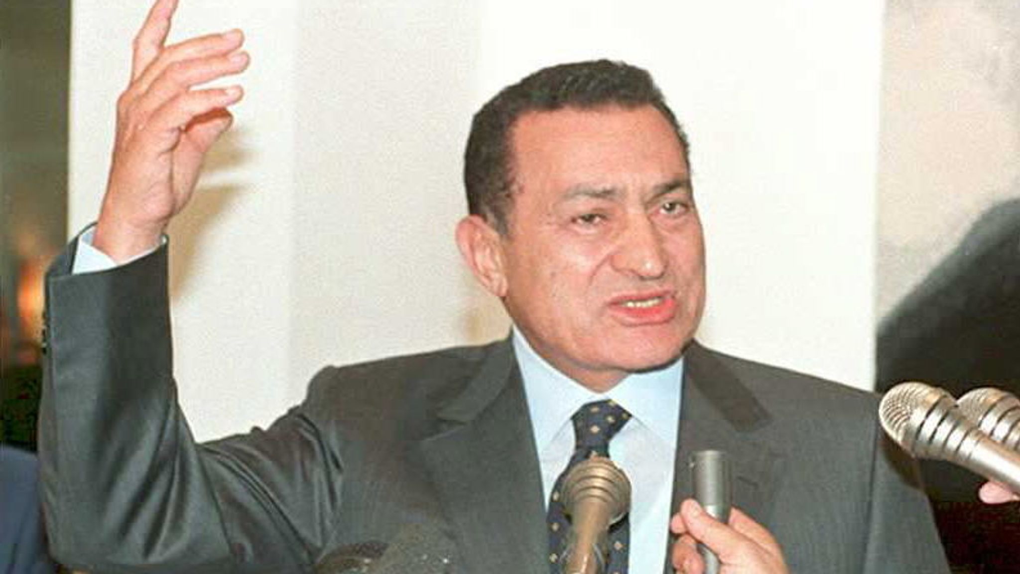 Former Egyptian president Hosni Mubarak, toppled in the 2011 revolution 