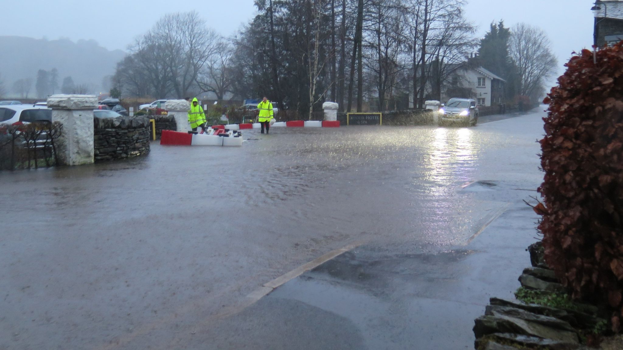 UK weather: Storm Dennis leads to flood warnings and cancelled flights ...