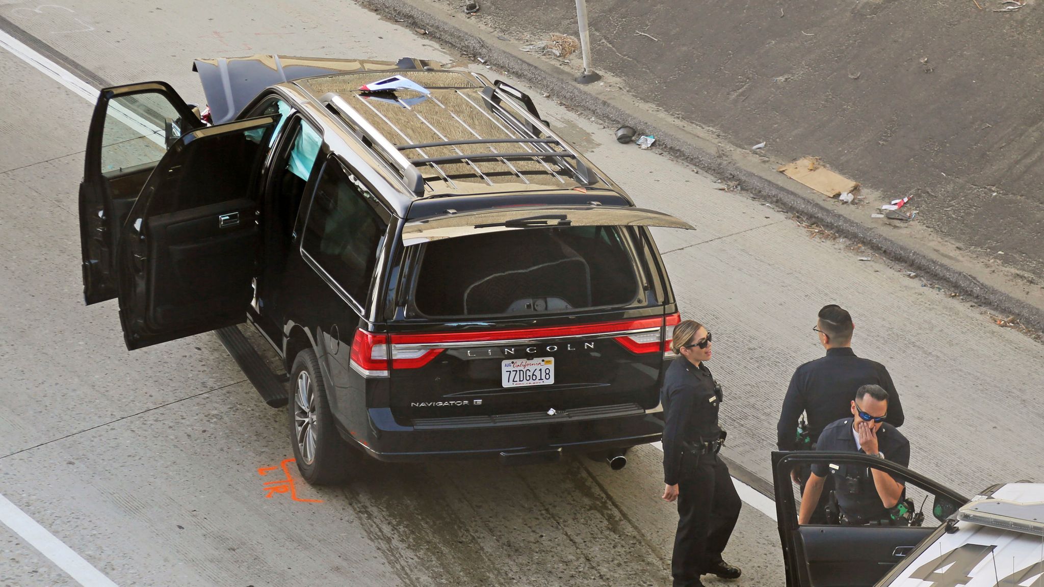 Thief Crashes Hearse With Body Inside After Police Chase In Los Angeles 