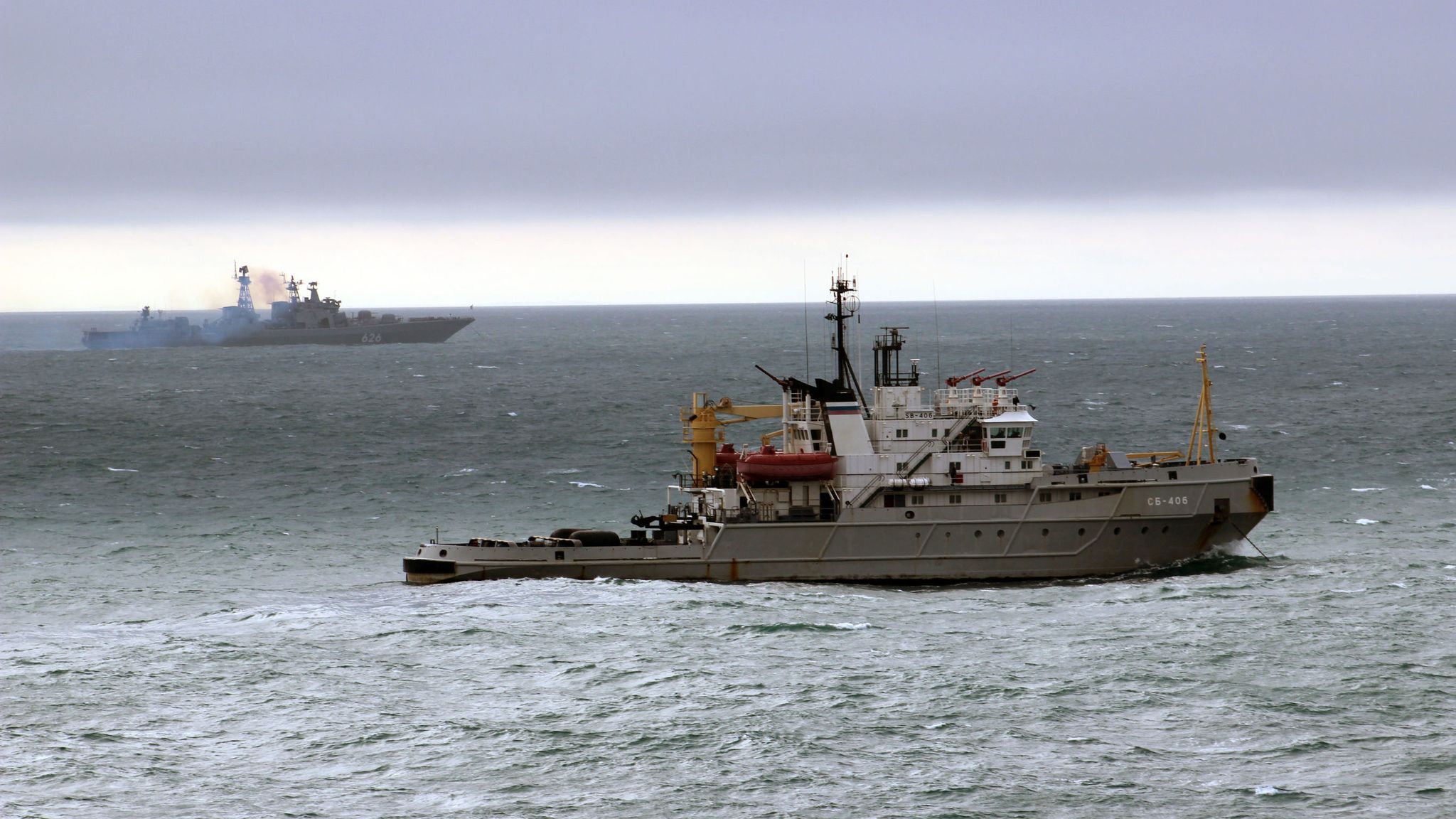 Royal Navy Escorts Russian Warships Through English Channel | UK News ...