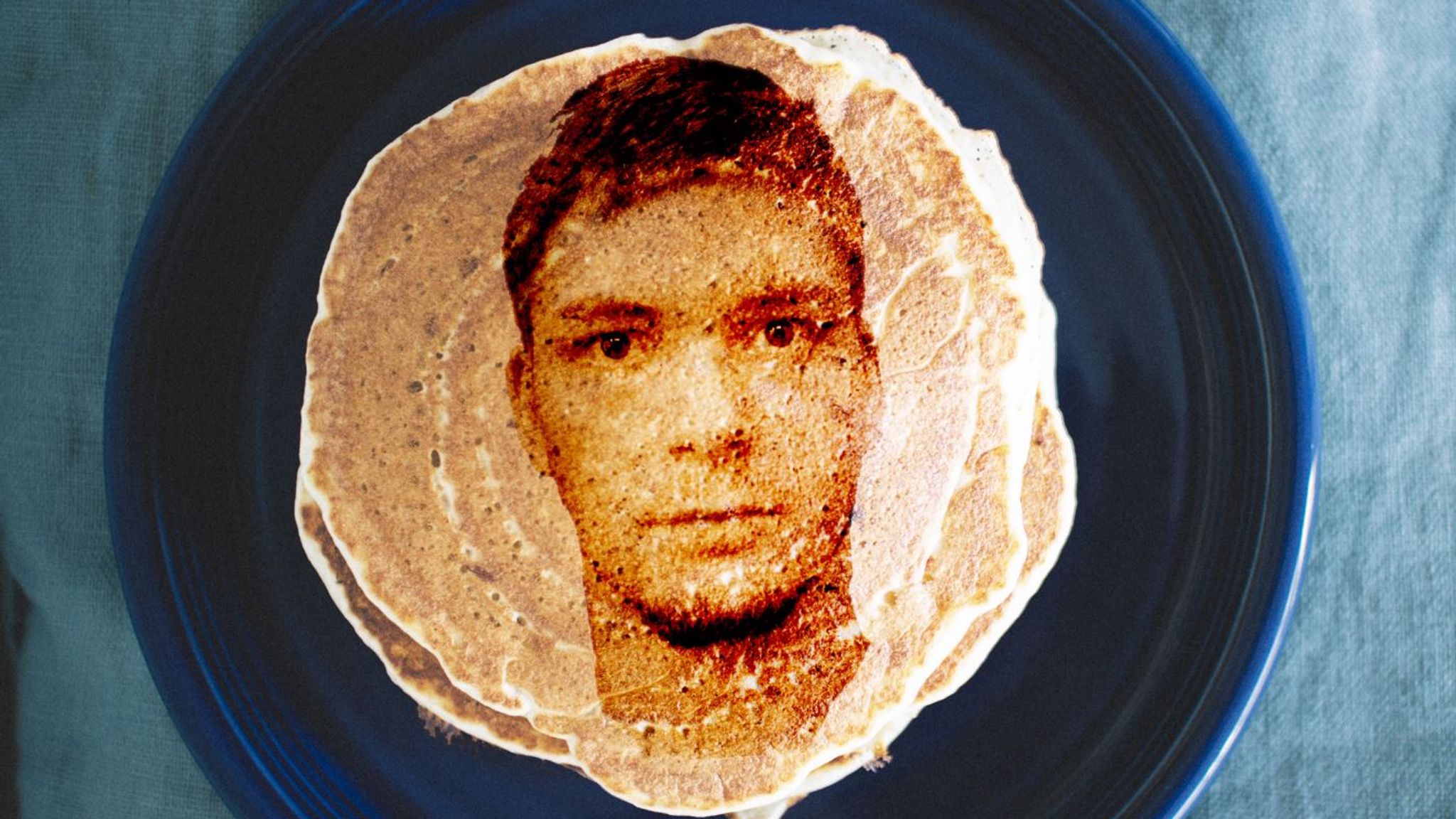 Блин на лице мем Shrove Tuesday: Police use pancakes in hunt for suspects UK News Sky News