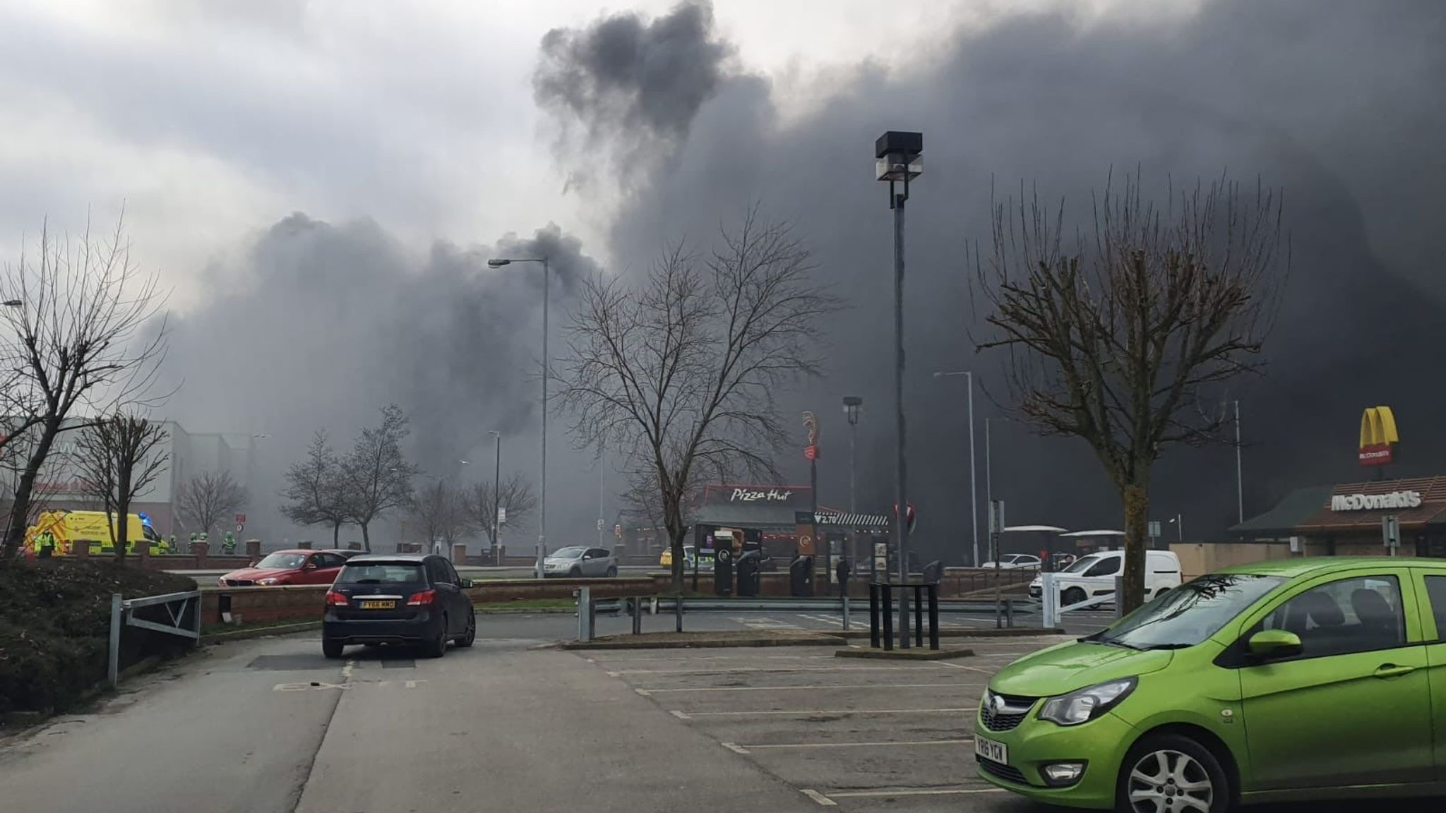 Bakery fire sends plumes of smoke over Wakefield UK News Sky News