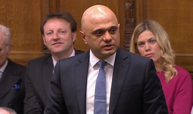 Sajid Javid explains shock resignation as chancellor as Boris Johnson watches on