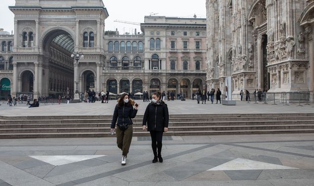 Coronavirus: Four more dead in Italy as disease spreads across Europe