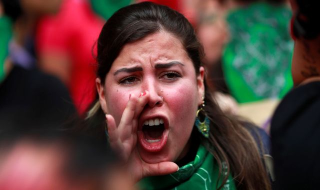 Ingrid Escamilla murder: Hundreds in Mexico protest against 'femicide state'