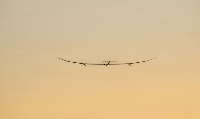 Solar powered plane which could be airborne for a year completes first flight