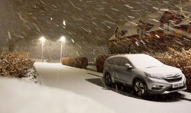 UK weather: Warnings for snow, wind and heavy rain in force today
