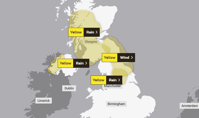 UK weather: 'Significant flooding' risk as heavy rain moves north
