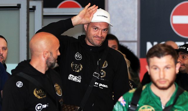 Tyson Fury lands in UK after Deontay Wilder TKO in Las Vegas