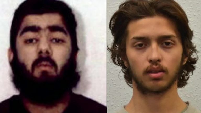 London Bridge attacker Usman Khan and Streatham terrorist Sudesh Amman